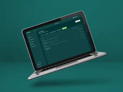 Laptop που εμφανίζει το λογισμικό Camprrr