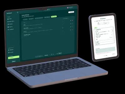 Το λογισμικό Camprrr σε laptop και κινητές συσκευές